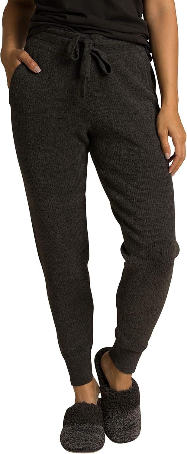 Barefoot Dreams CozyChic Ultra Lite Women's Ribbed Joggers for Women, Gym Track