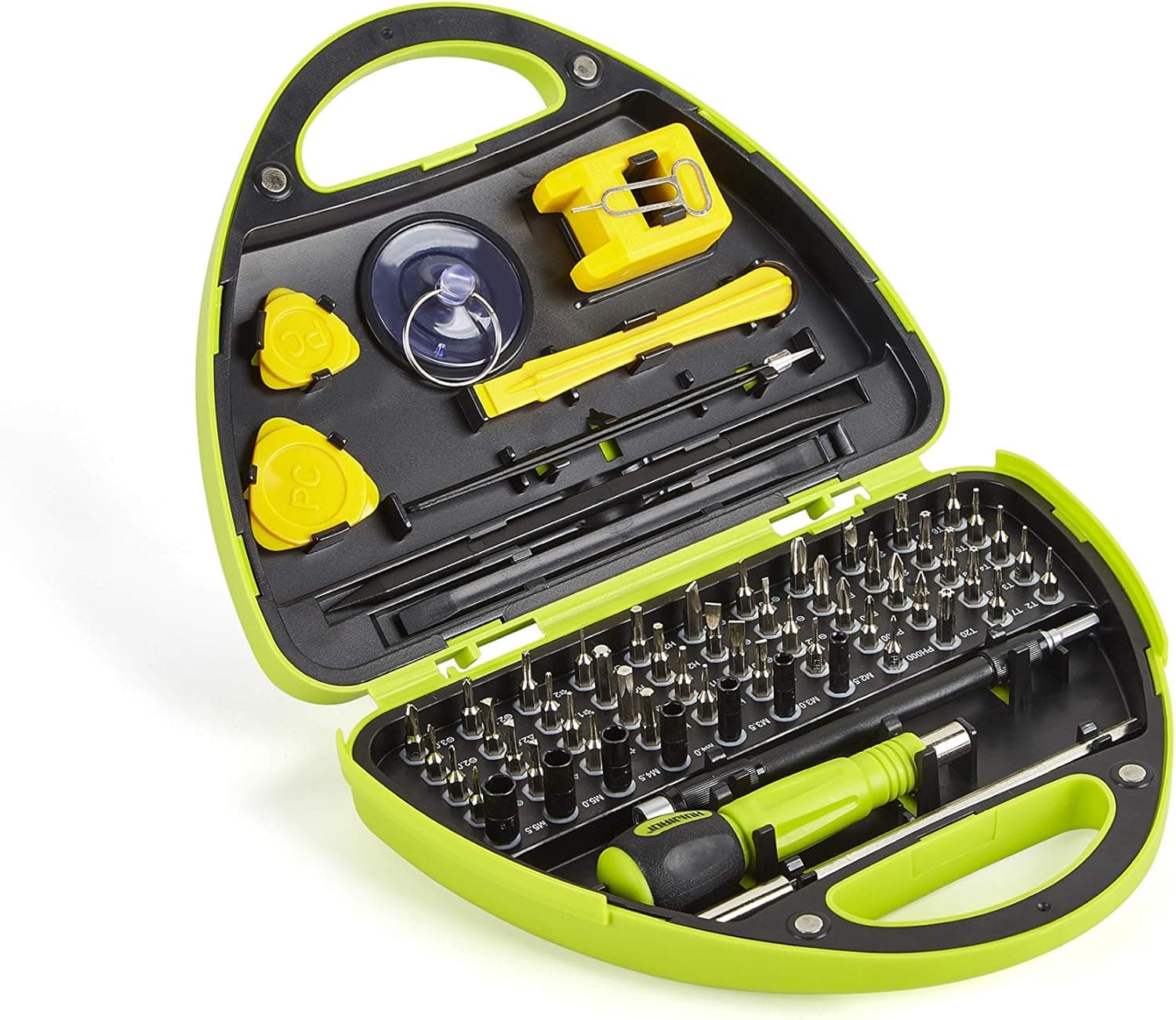 Multifunctional precision screwdriver kit, 67-in-1 screwdriver kit, with magnetizer, sucker, triangular tilt, crowbar, tweezers, suitable for professional repair of computer/Iphone/Xbox/watch/camera.