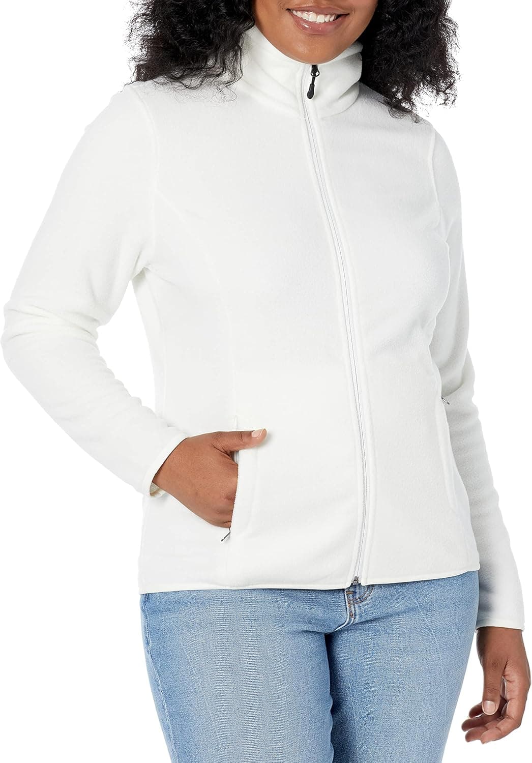 Amazon Essentials Women's Classic-Fit Long-Sleeve Full-Zip Polar Soft Fleece Jacket (Available in Plus Size)