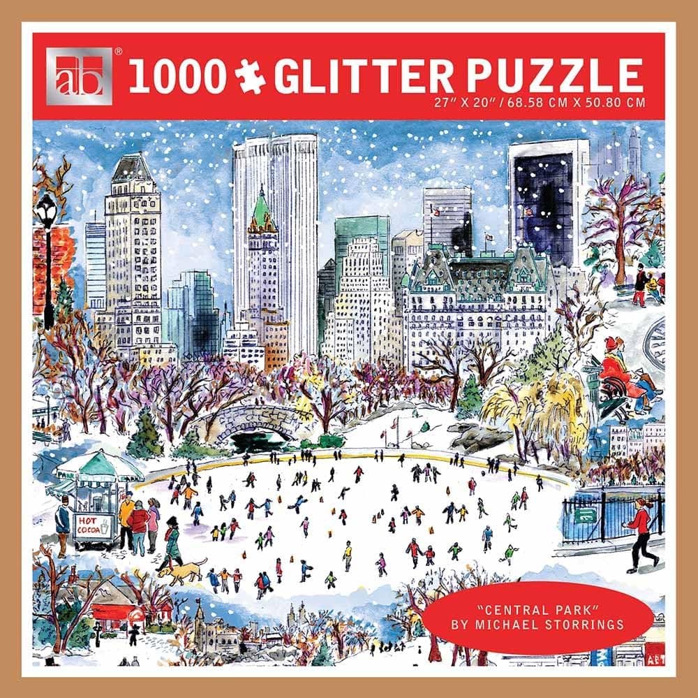 Andrews + Blaine Glitter Central Park Puzzle (1000 Piece)