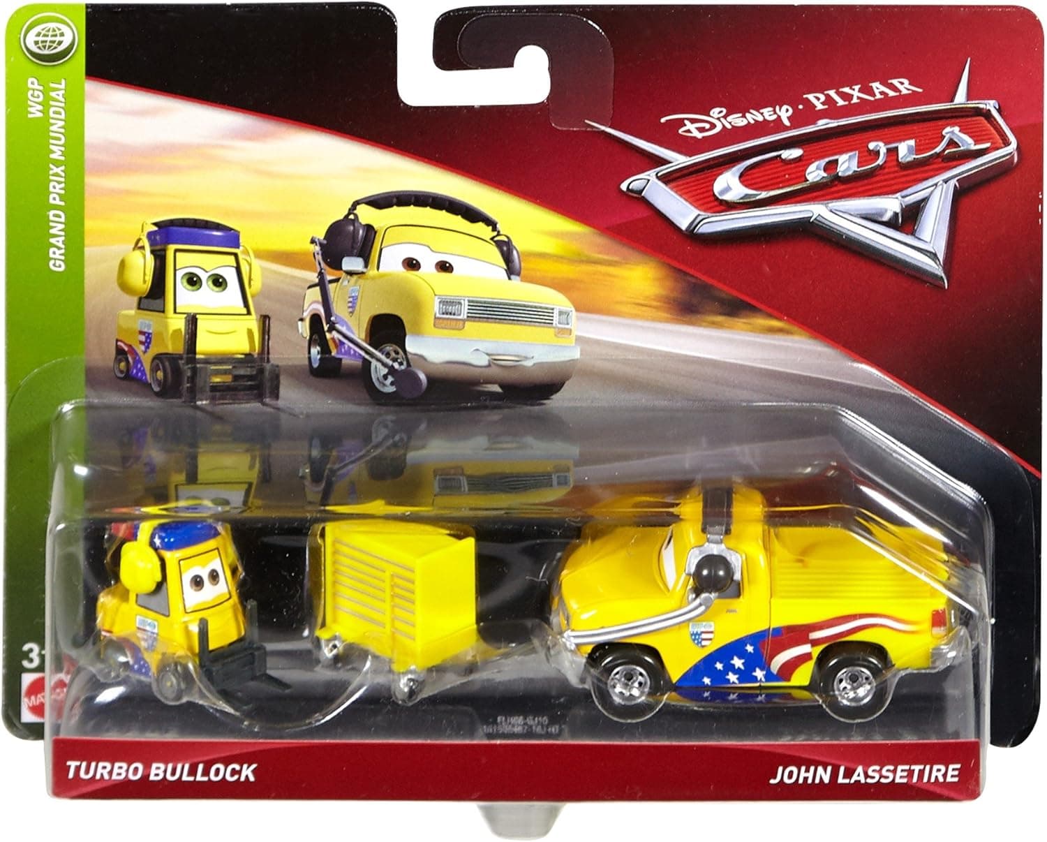 Disney Cars Toys Jeffs Pitty & Crew Chief Vehicle, 2-Pack