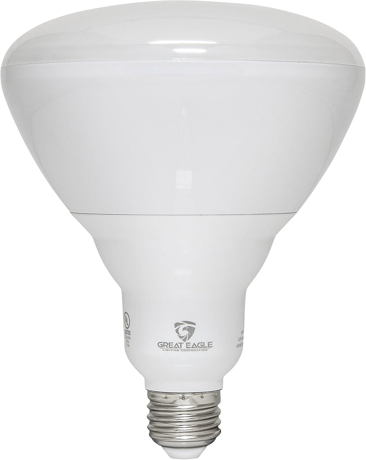 Great Eagle LED BR40 2700K Dimmable Bulb. 18 Watt (120W) UL Listed Warm White Light for Recessed and Track Lighting Fixtures - USA Seller