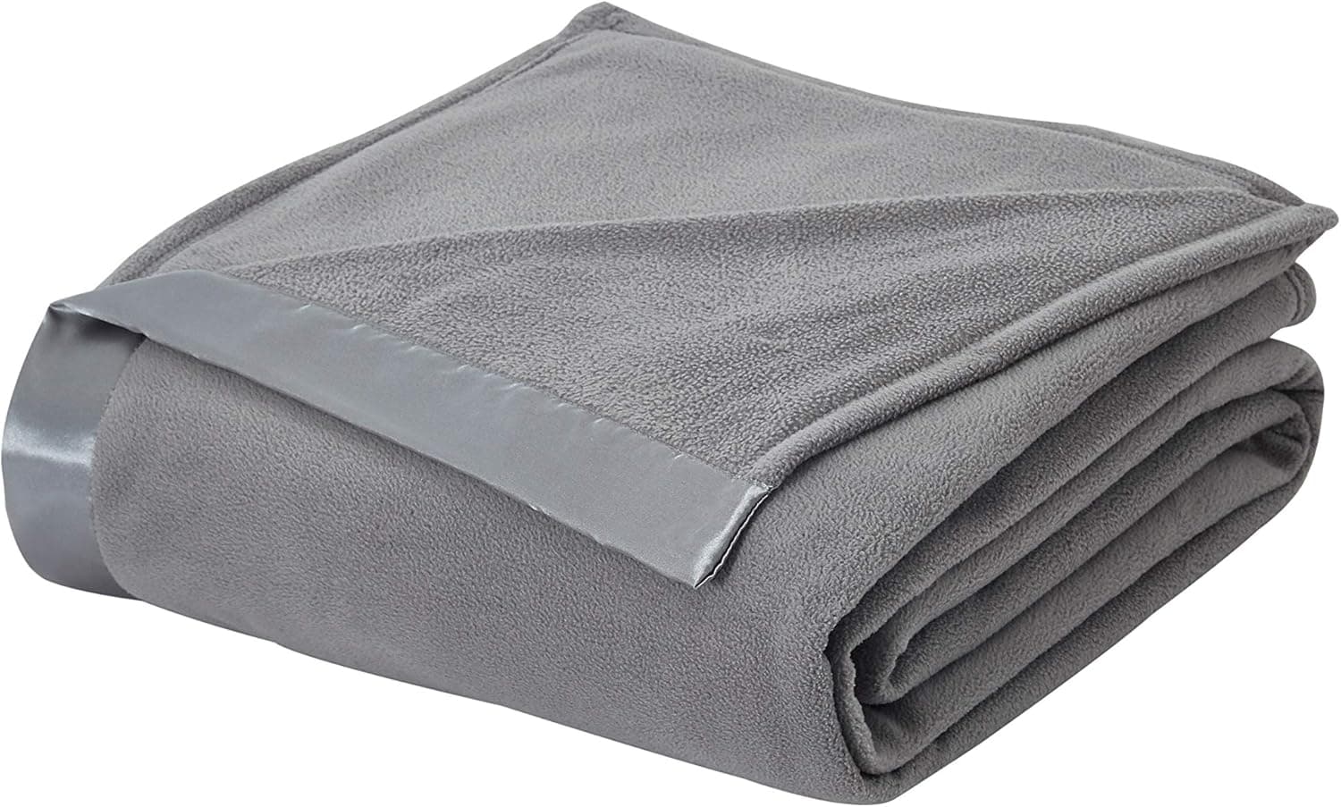 Microfleece Blanket with Satin Binding