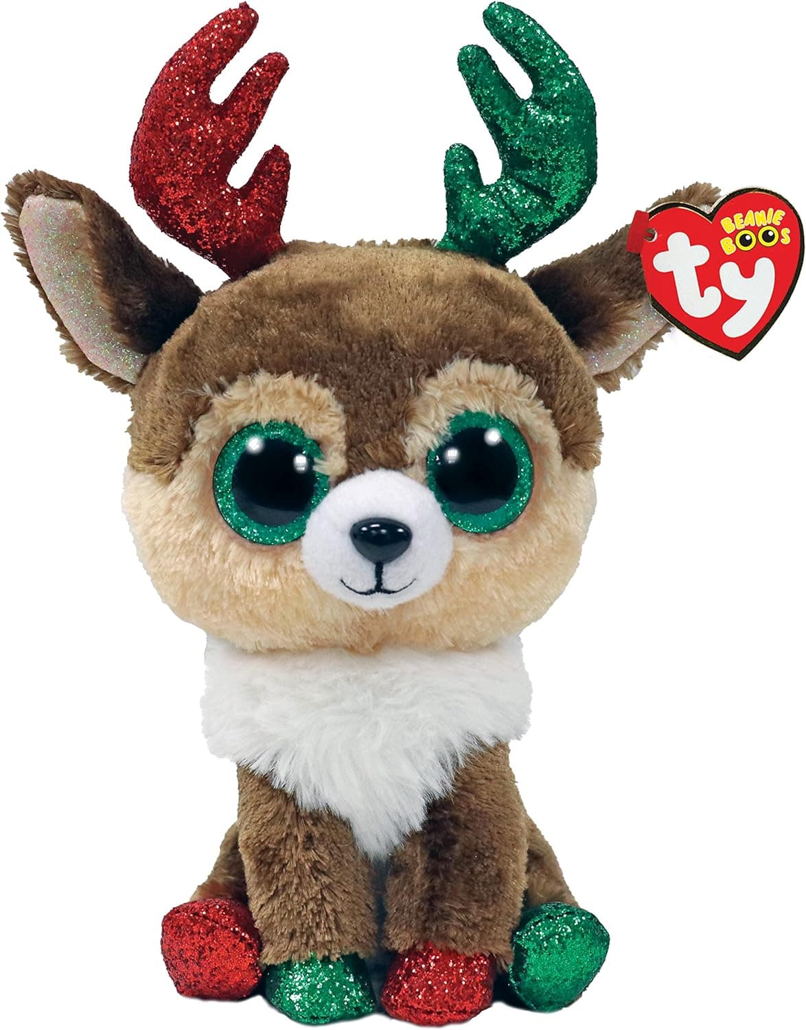 Ty Beanie Kinley - Christmas Reindeer - 6"