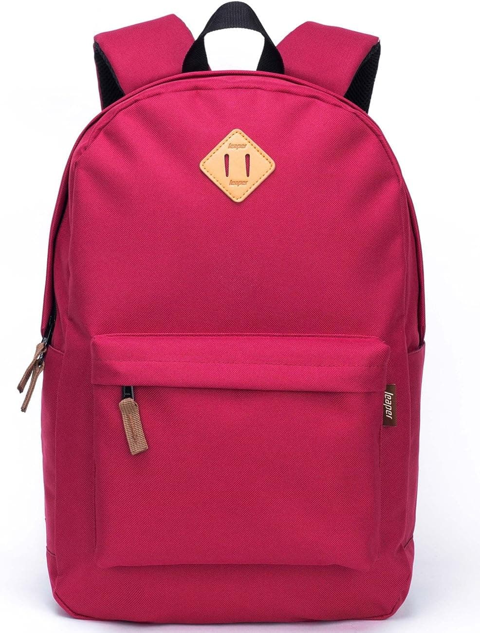 Leaper Casual Style Lightweight School Backpacks Laptop Bags (Red)