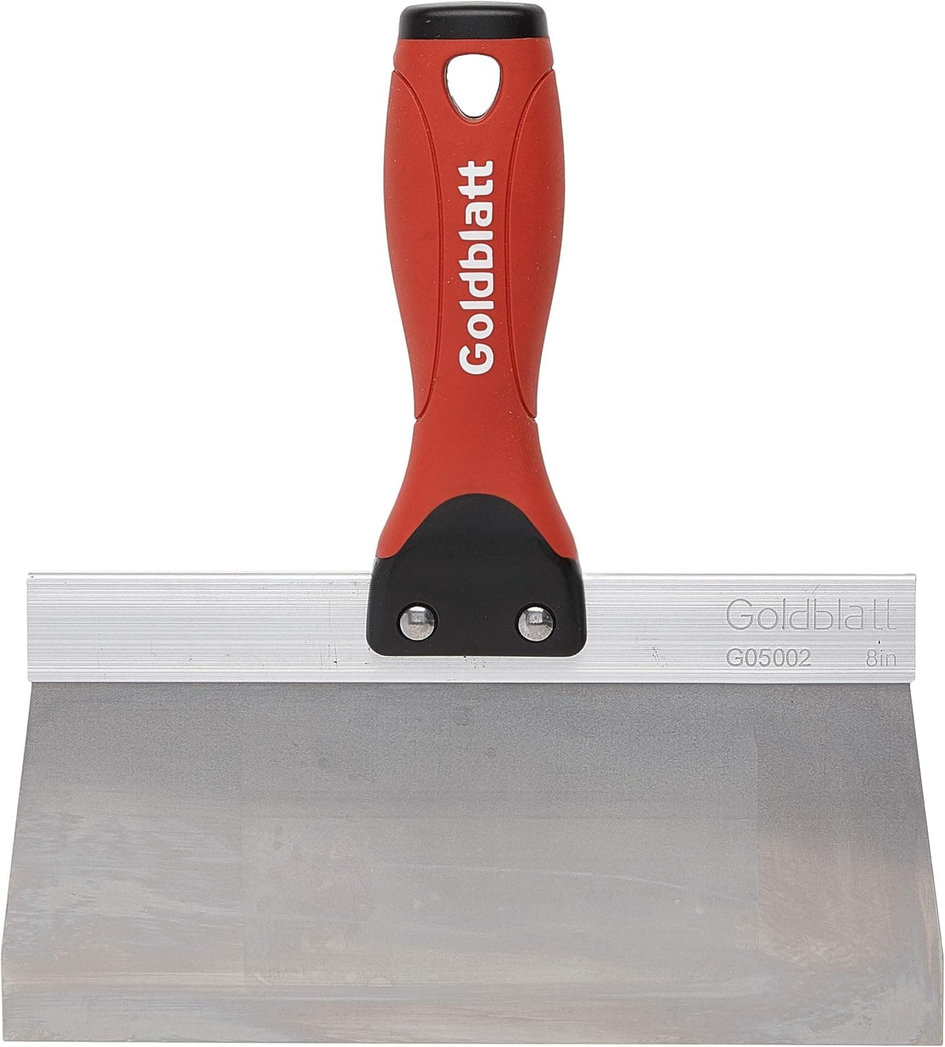 Goldblatt® G05002 Soft Grip Handle Stainless-Steel Drywall Taping Knife, 8"