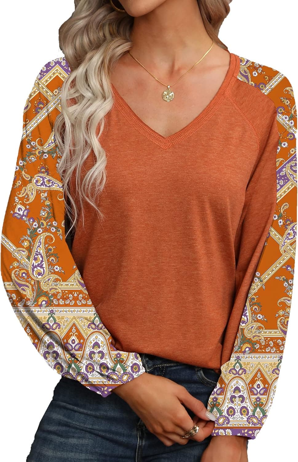 Yekaty Women Button Blouse Casual Long Sleeve Solid Color V Neck Collar Tops Ribbed Knit Cute Shirts