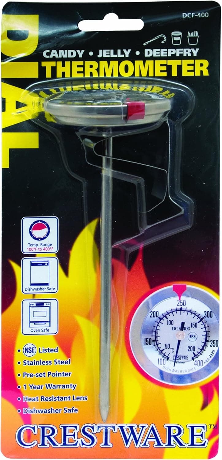 Crestware Dial Candy Deep Fry Thermometer