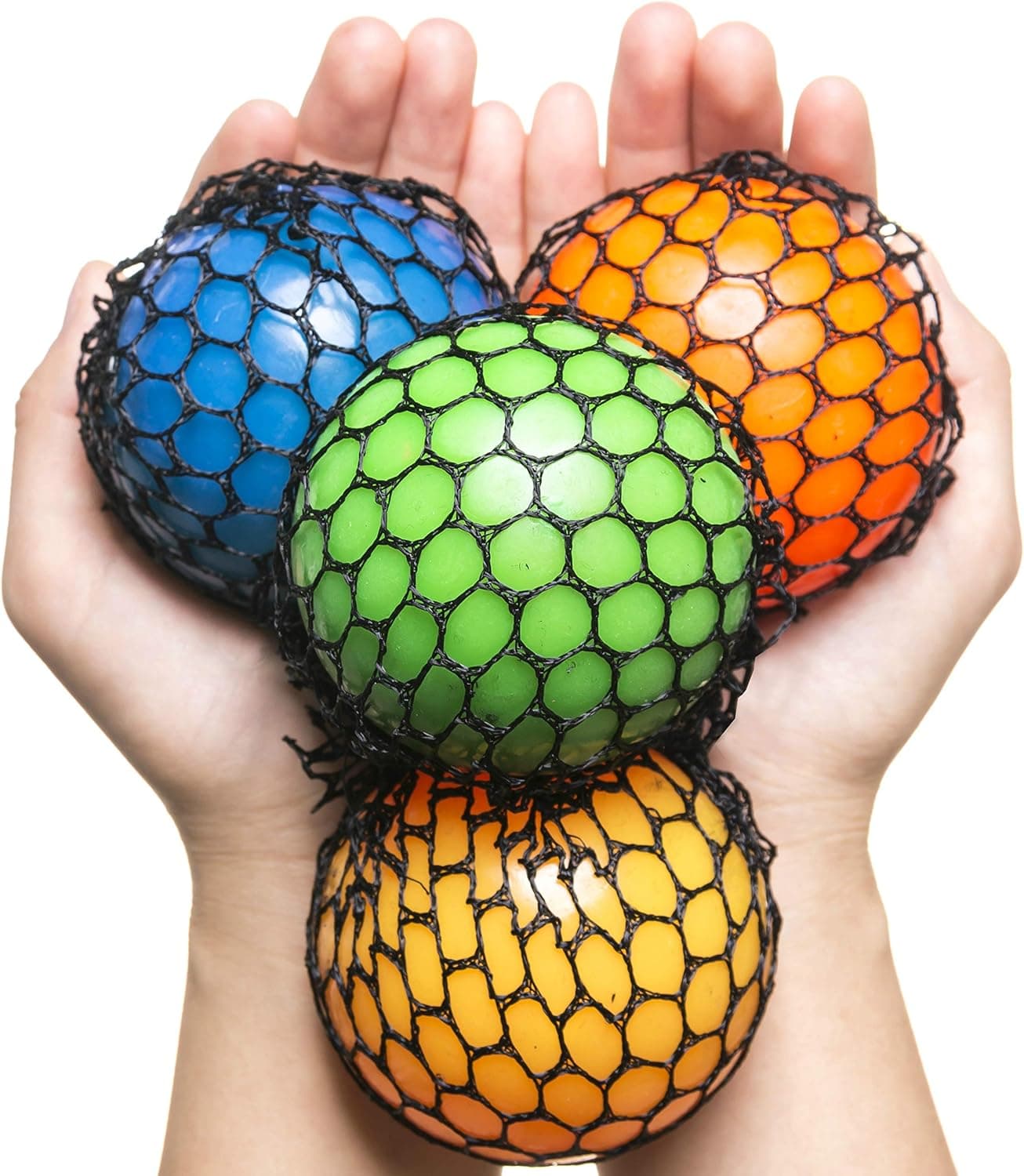KELZ KIDZ Quality & Durable Mesh Squishy Balls with Exclusive Sewn Mesh! (2 Balls)