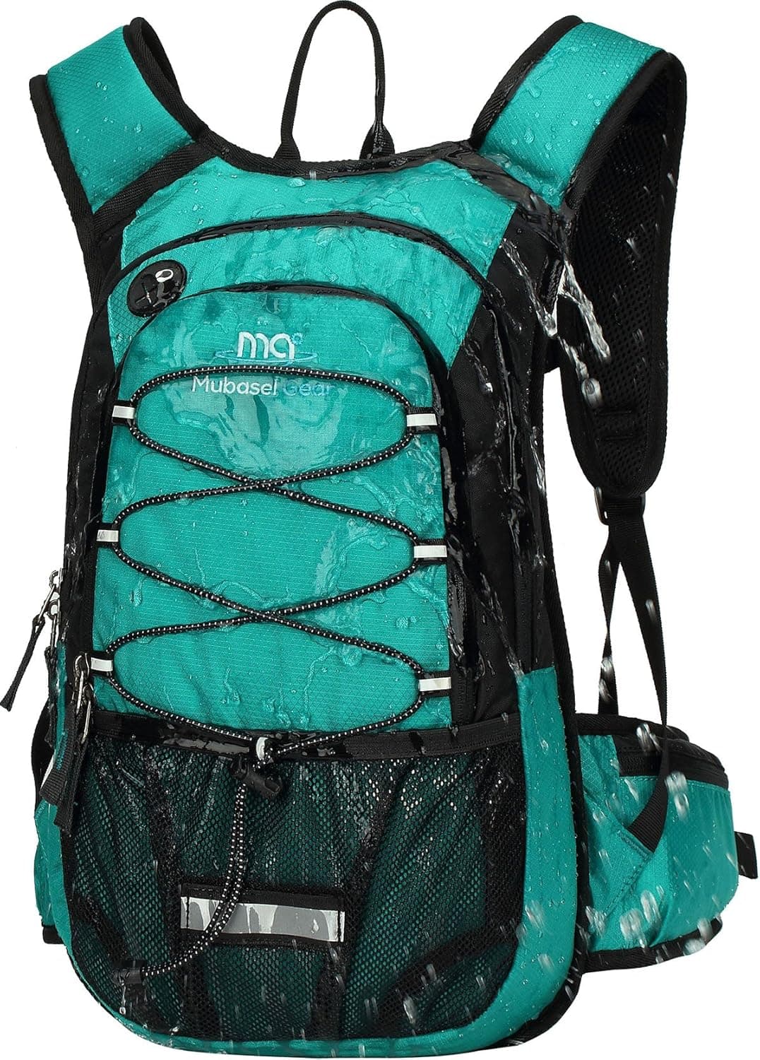 Mubasel Gear Insulated Hydration Backpack Pack with 2L BPA Free Bladder - Keeps Liquid Cool up to 4 Hours – for Running, Hiking, Cycling, Camping