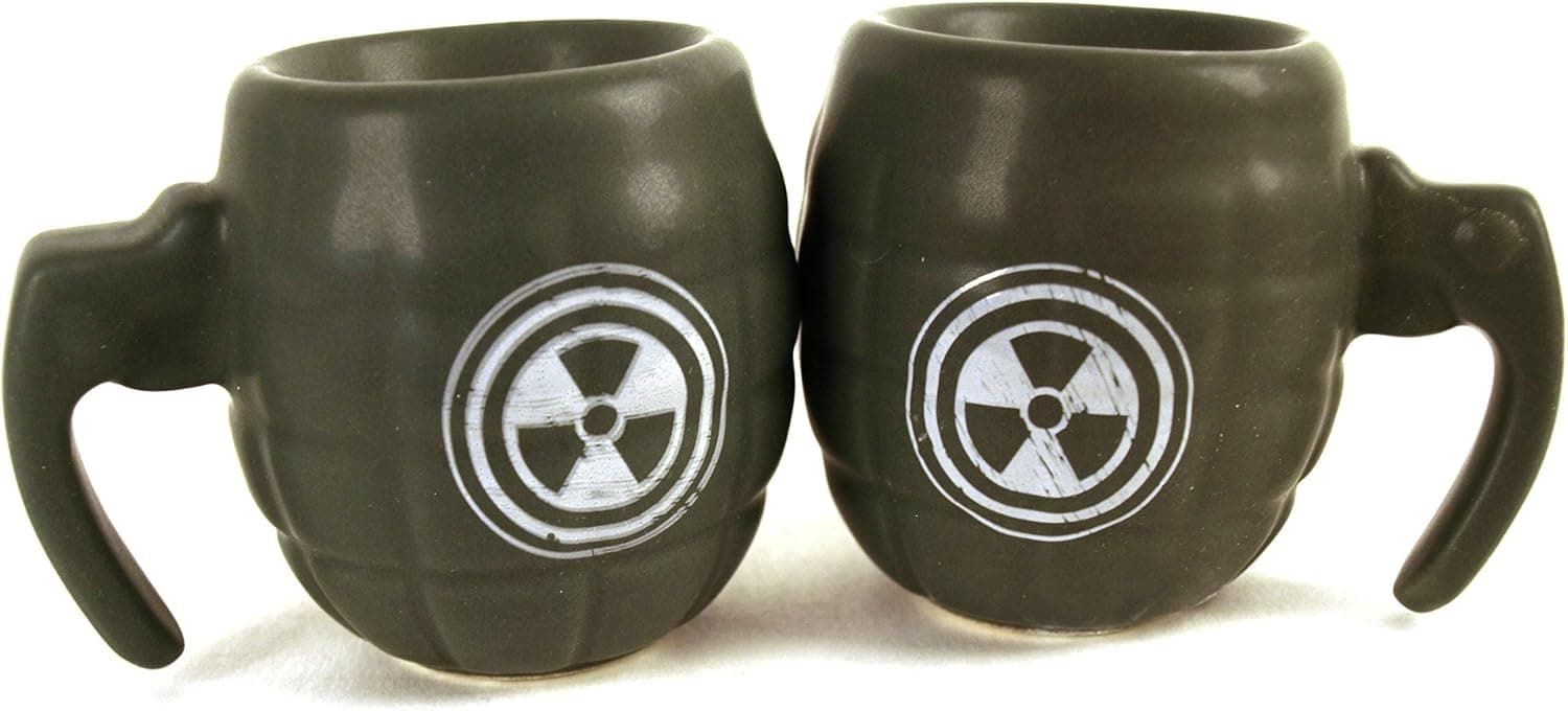 Hand Grenade Egg Cups - Set of 2