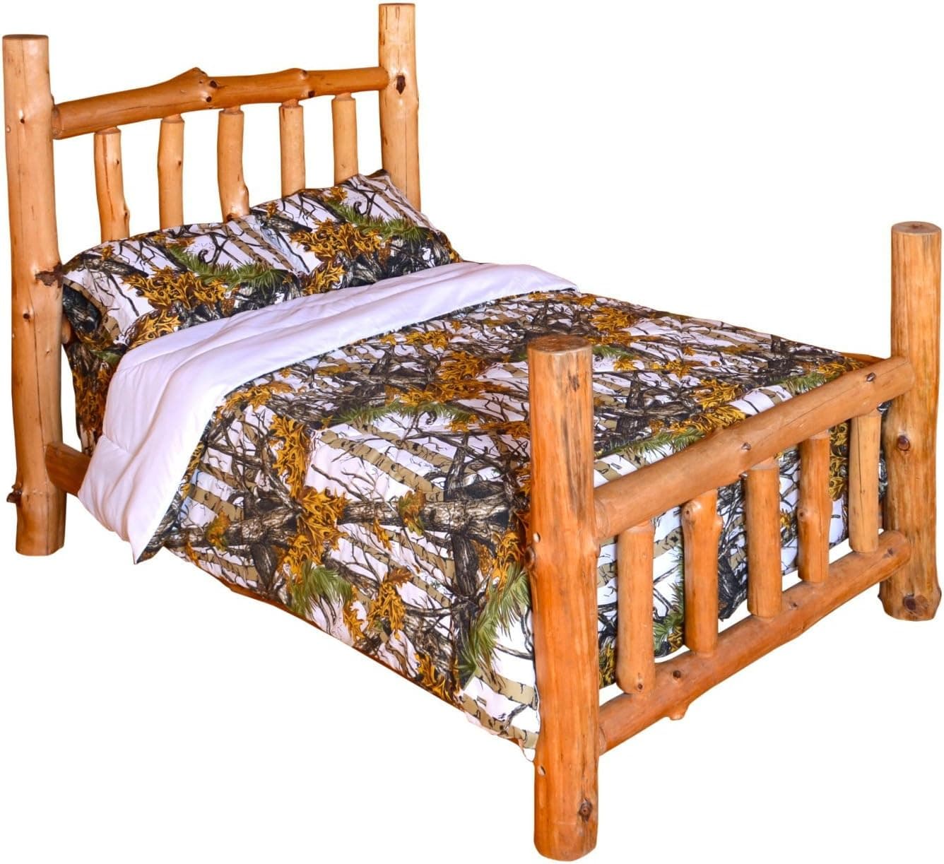 Regal Comfort White Snow Woodland Camo Comforter & Sheet Set Bed in a Bag- King -