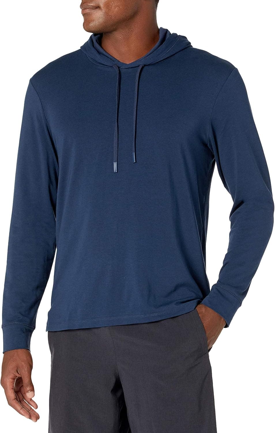 Peak Velocity Men's Pima Cotton Lightweight T-Shirt Hoodie