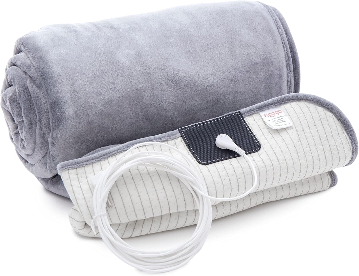 Grounding Blanket for Improved Sleep, Pain Relief, Energy, Inflammation. Grounded Throw Blanket Earth Connected Bedding. Cotton and Conductive Silver Fiber. 15 Ft Grounding Cord Included. 60x80 Inch