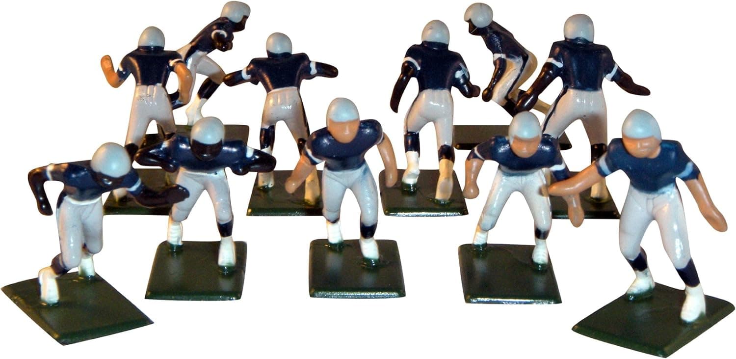 Electric Football 11 Regular Size Men in Dark Blue Light Blue Grey Home Uniform