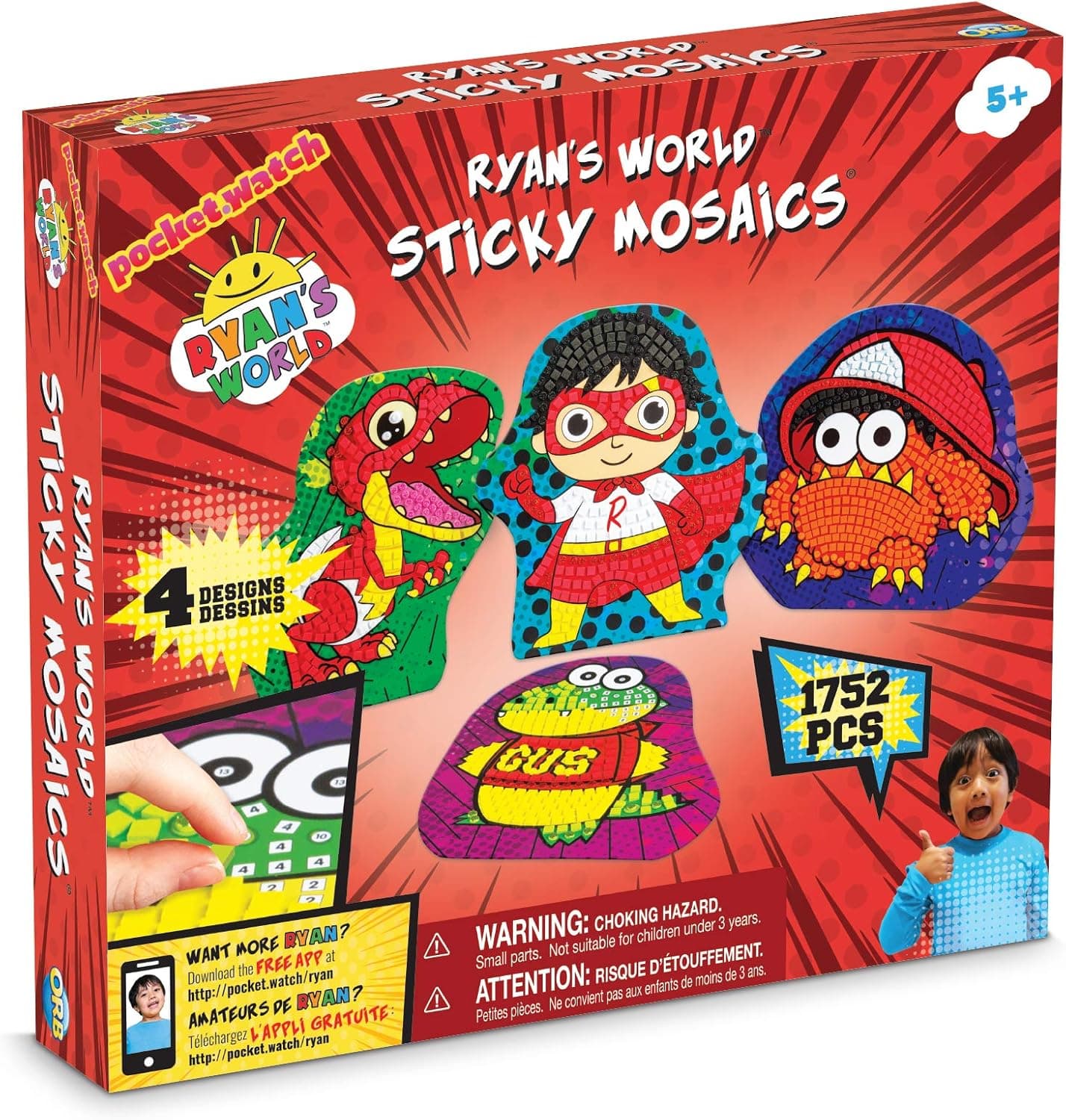 ORB Ryan’s World Sticky Mosaics (116224)