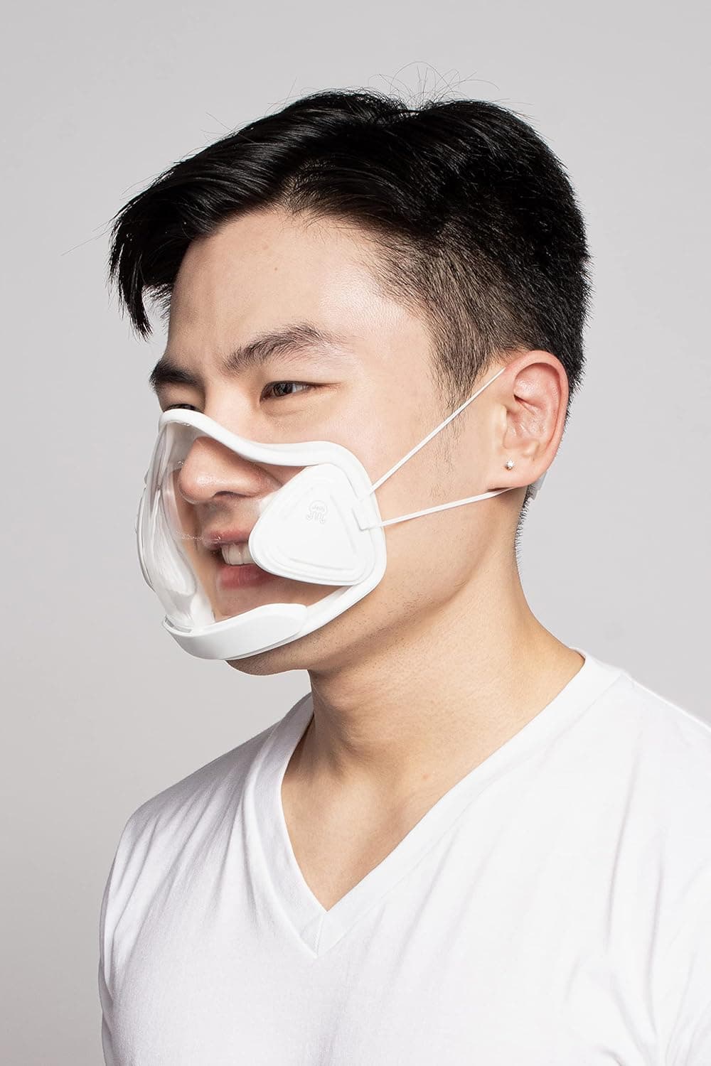 Jelli M1 Antifog Transparent, Breathable Face Mask with Reusable Filter, Adjustable Straps for Adults, Teachers