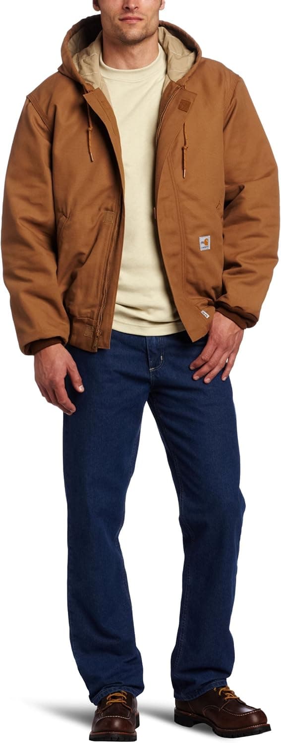 Carhartt Men's Flame Resistant Midweight Canvas Active Jacket