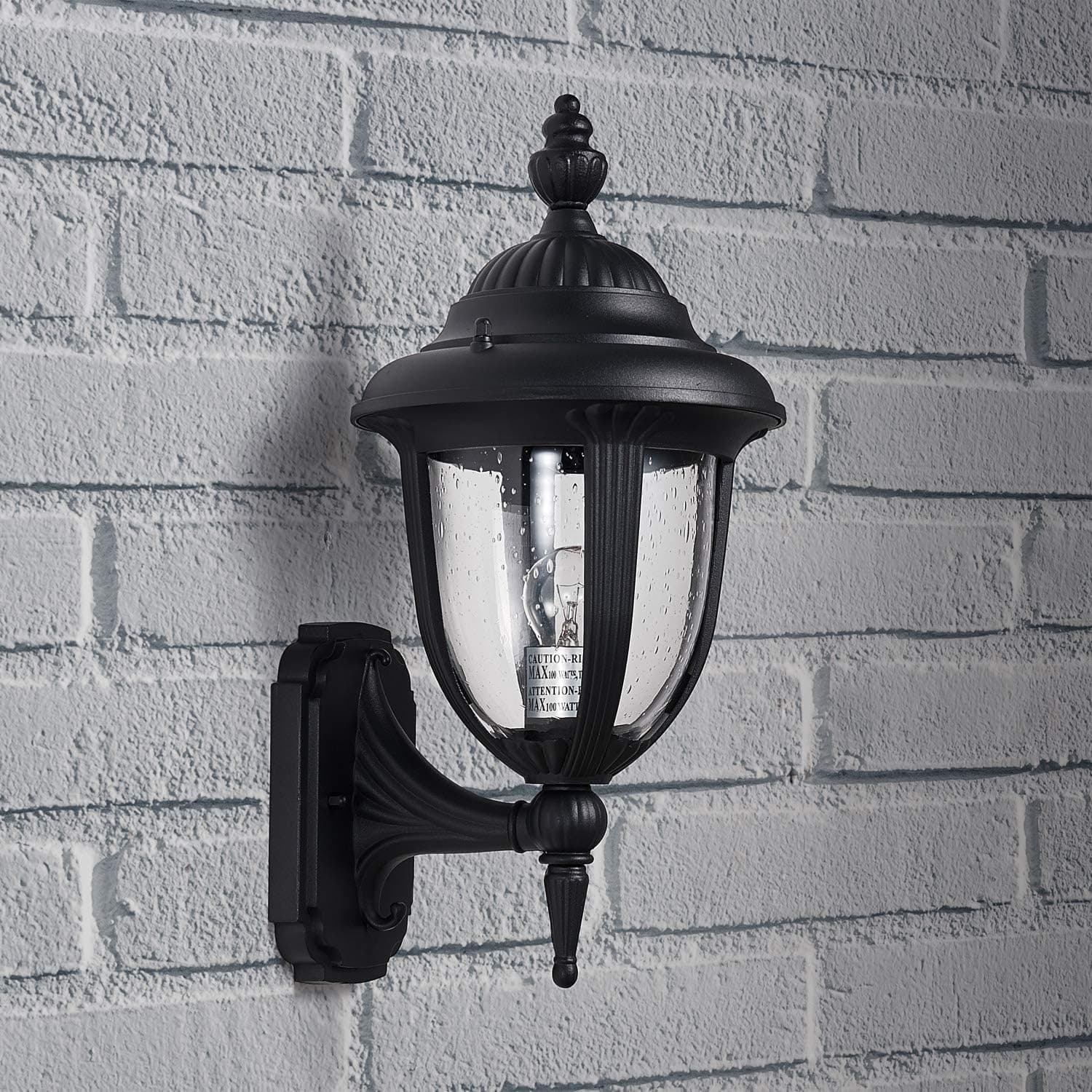 Lampsmore Wall Mounted Light,Waterproof Security Wall Lantern Exterior Light Fixture for Garage, Doorway ETL Listed,Outdoor Wall Sconce