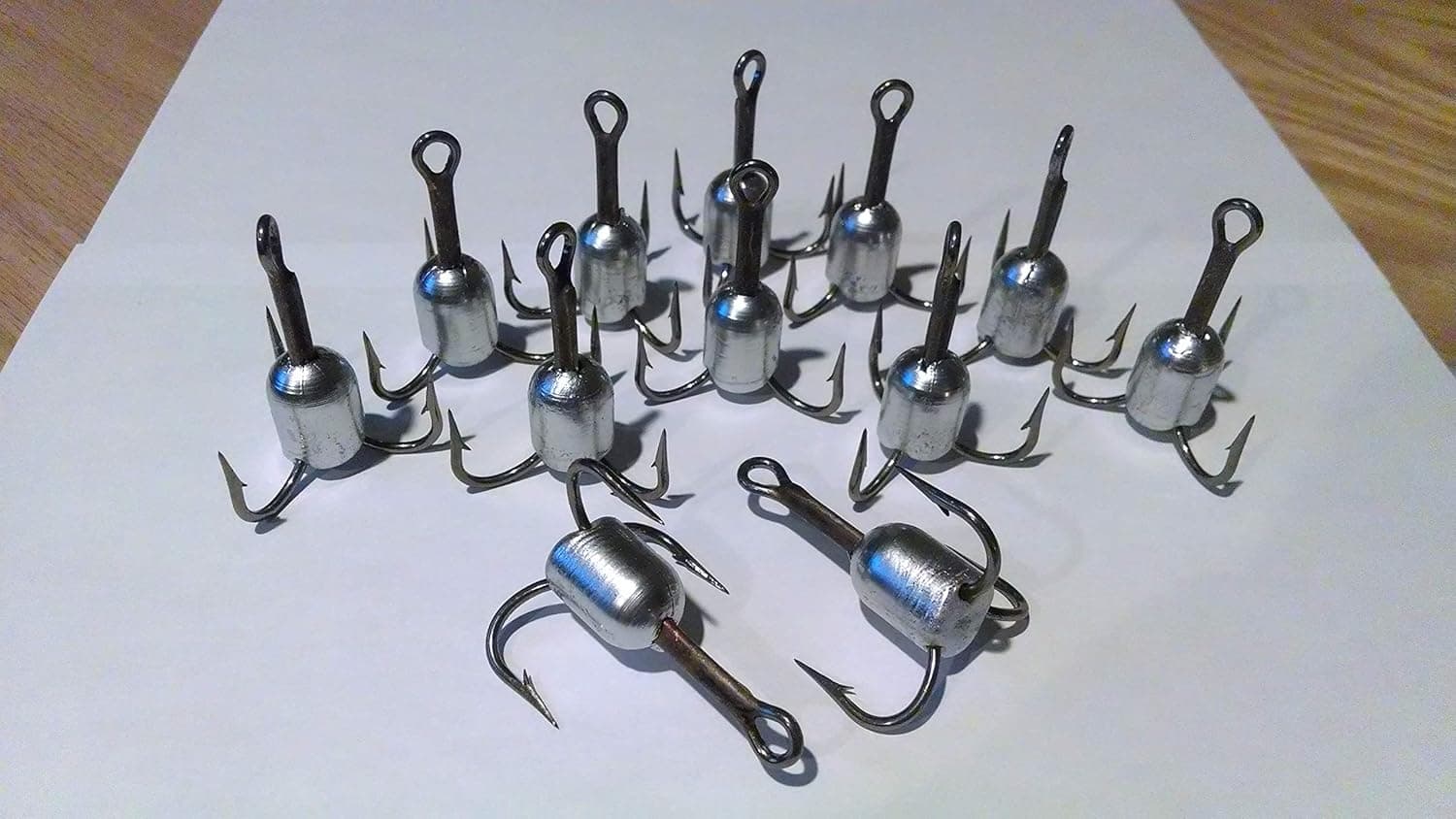 Eagle Claw 5/0 Weighted Treble Snagging Hooks