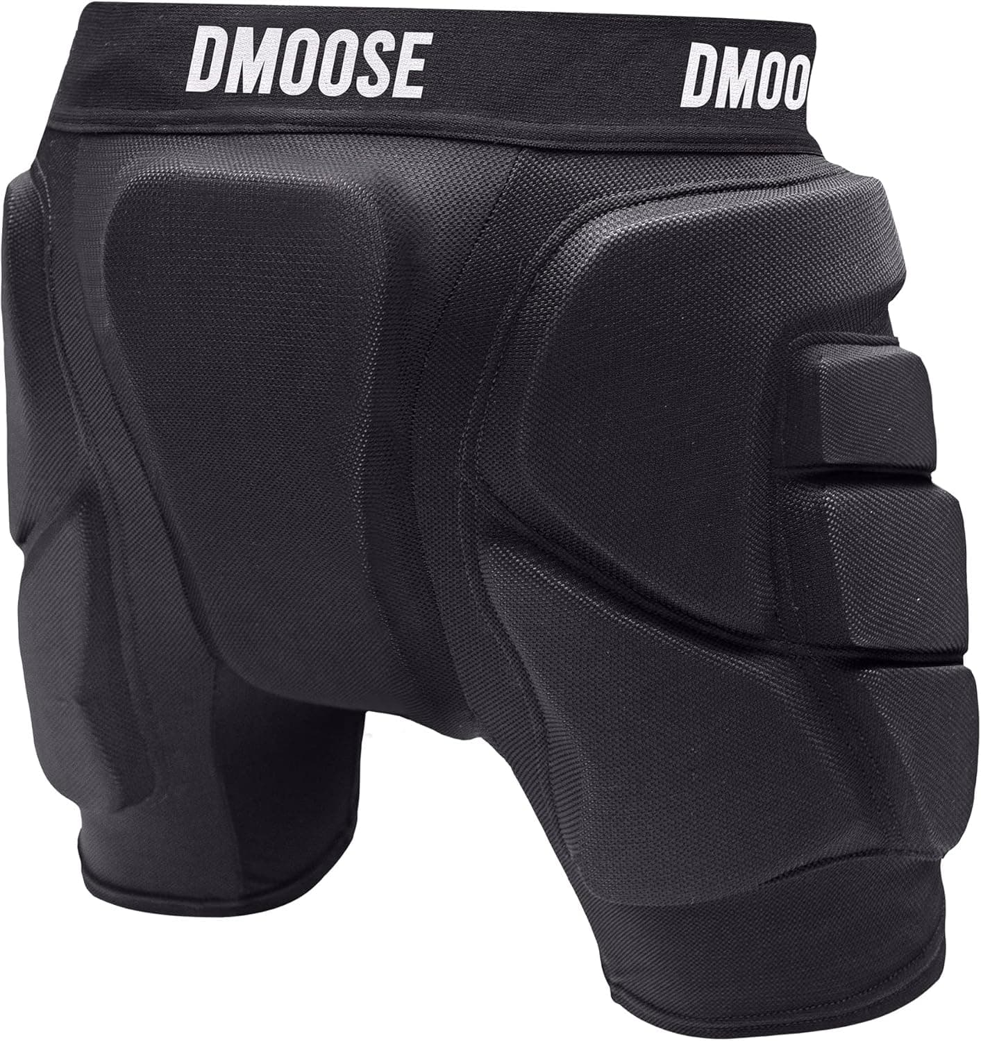 DMoose Protective 3D Padded Shorts for Snowboarding, Ski Protection, Skating | Butt Pads Snowboarding Impact Shorts with Butt, Hip and Tailbone Protector Crash Pants
