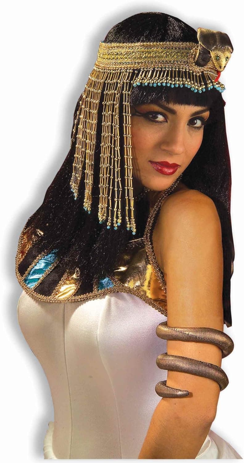 Forum Novelties Women's Egyptian Costume Accessory Asp Snake Beaded Headpiece