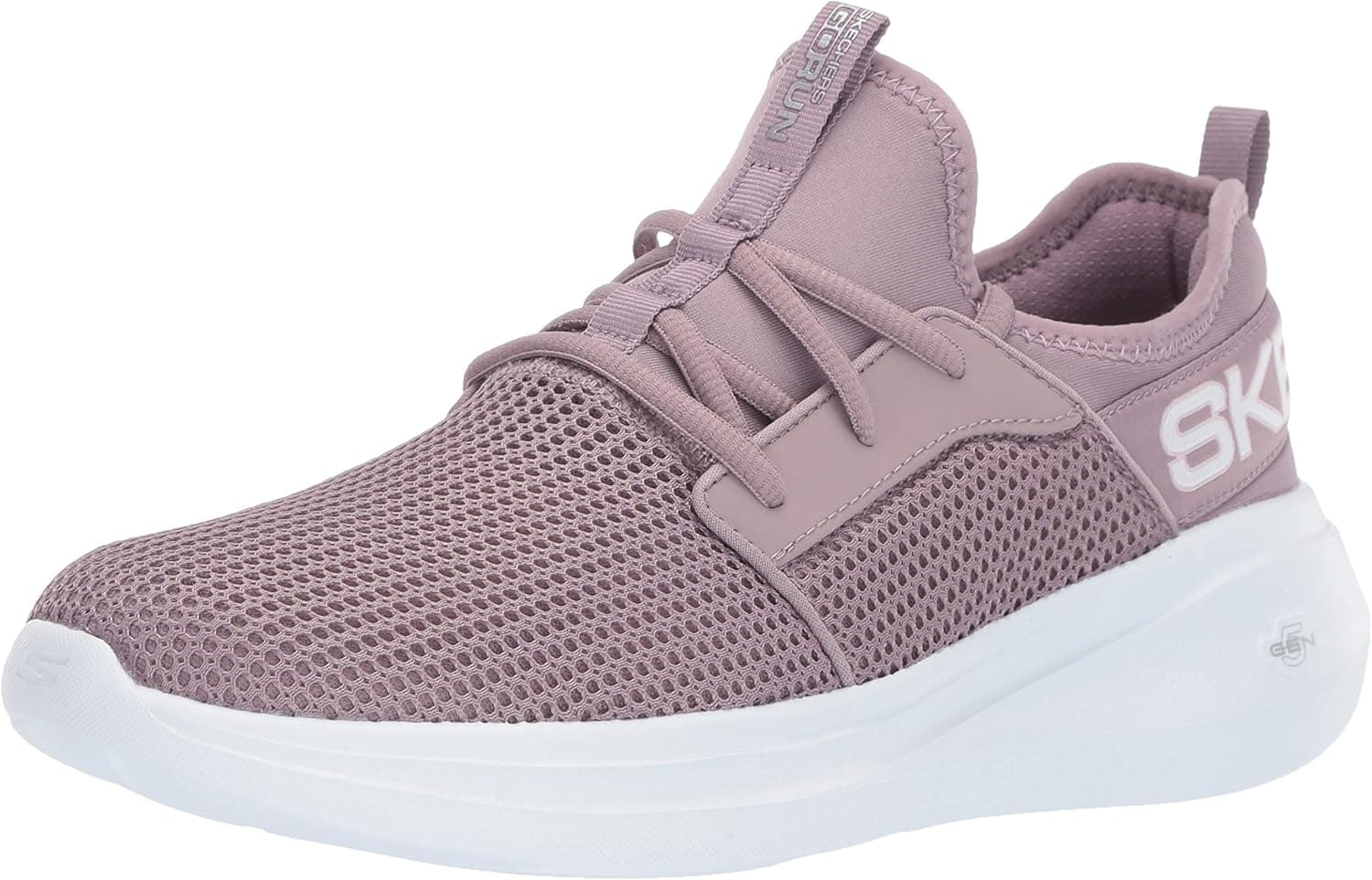 Skechers womens Go Run Fast - 15103 Sneaker, Mauve, 7.5 US