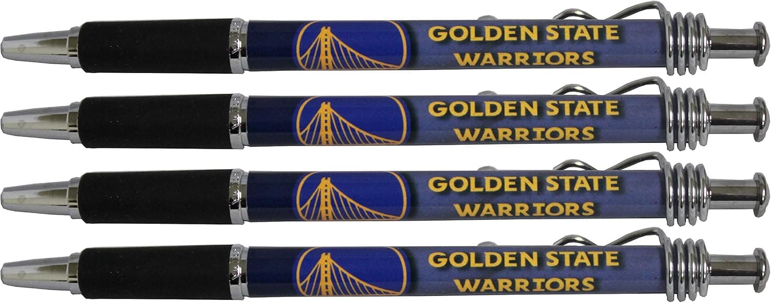 Warriors Jazzy Pen 4pk (20)