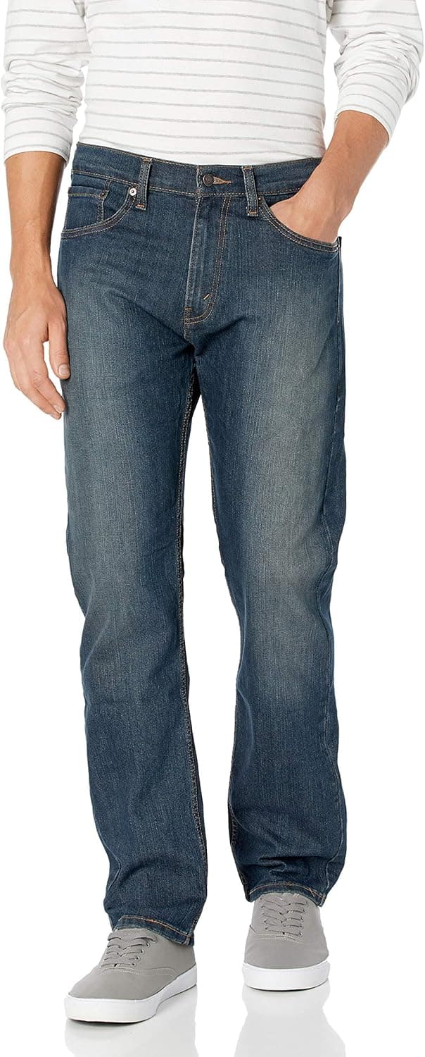 Signature by Levi Strauss & Co. Gold Label Men's Regular Fit Flex Jeans (Available in Big & Tall)
