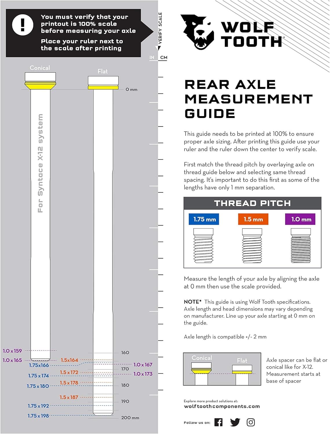 Wolf Axle Rear Thru Axles for Mountain Frames and Forks