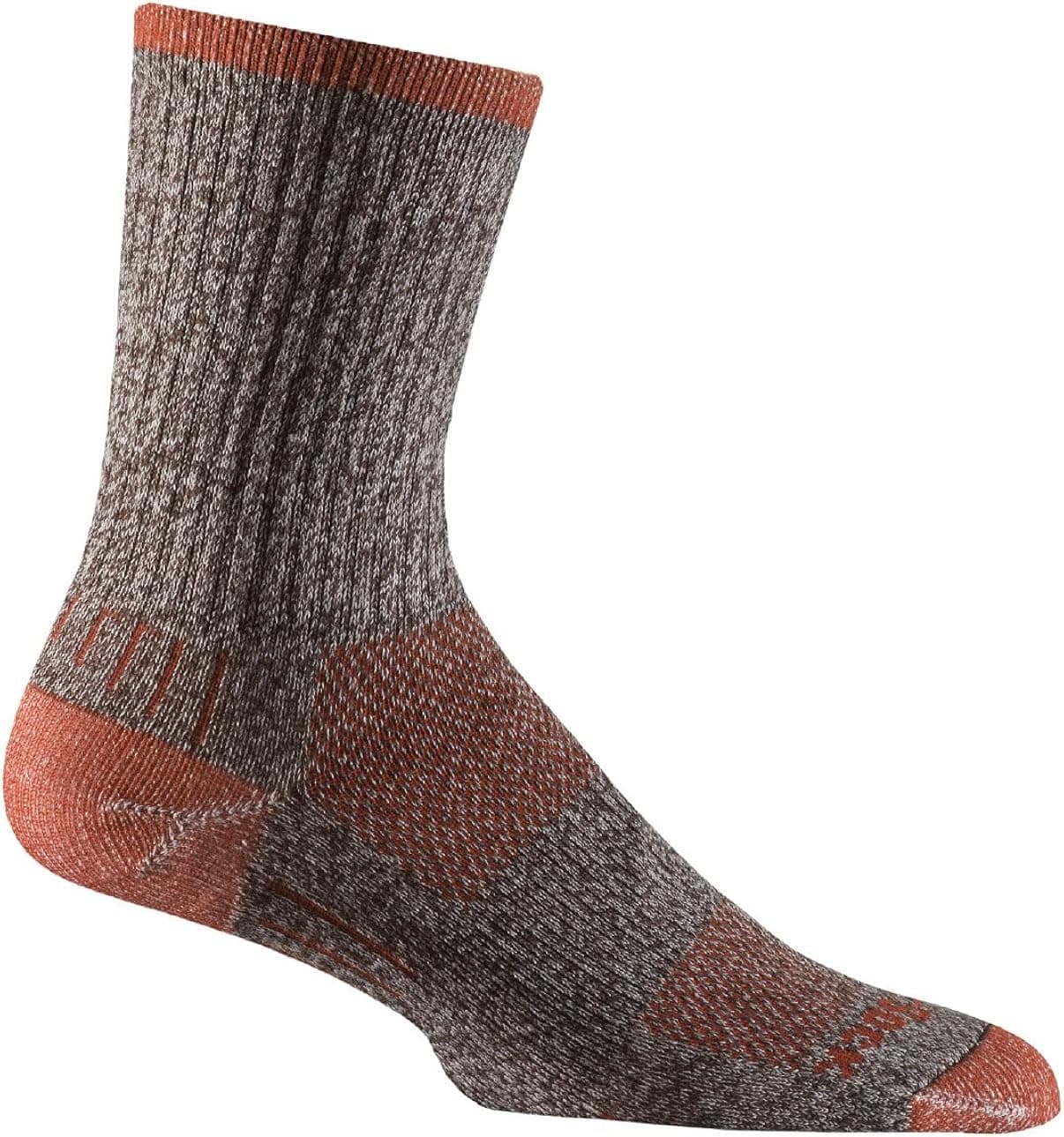 Wrightsock Unisex DL Escape Crew Coffee Twist Sock