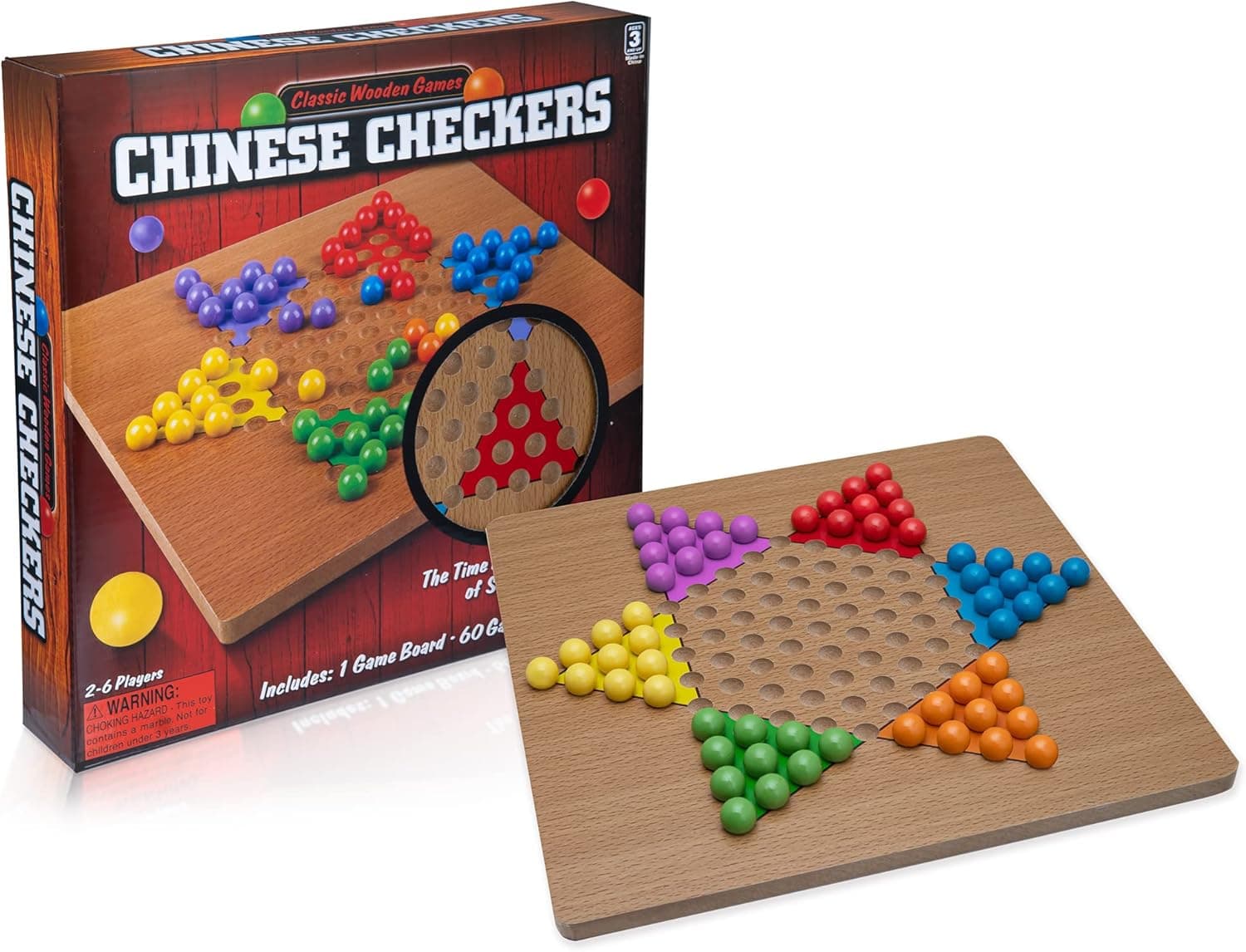 Board Games: Most Popular Board Game Choices, Low Cost Travel Games; Chess, Checkers, Backgammon, Snakes & Ladders, Chinese Checkers & Popular Wooden Tower Game (Chinese Checkers)