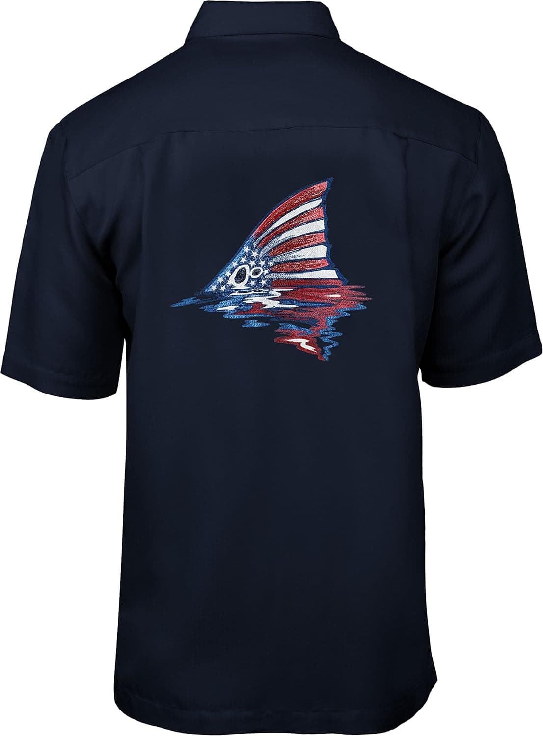 Hook & Tackle® Men's Sailfish | Short Sleeve | Embroidered | UV Sun Protection | Fishing Shirt