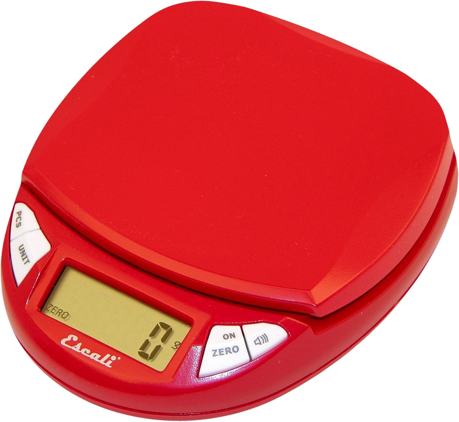 Escali Pico Digital Scale, Cherry Red