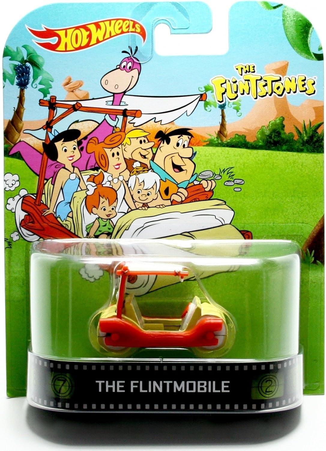 Hot Wheels The FLINTMOBILE The Flintstones 2013 Retro Series Die Cast Vehicle