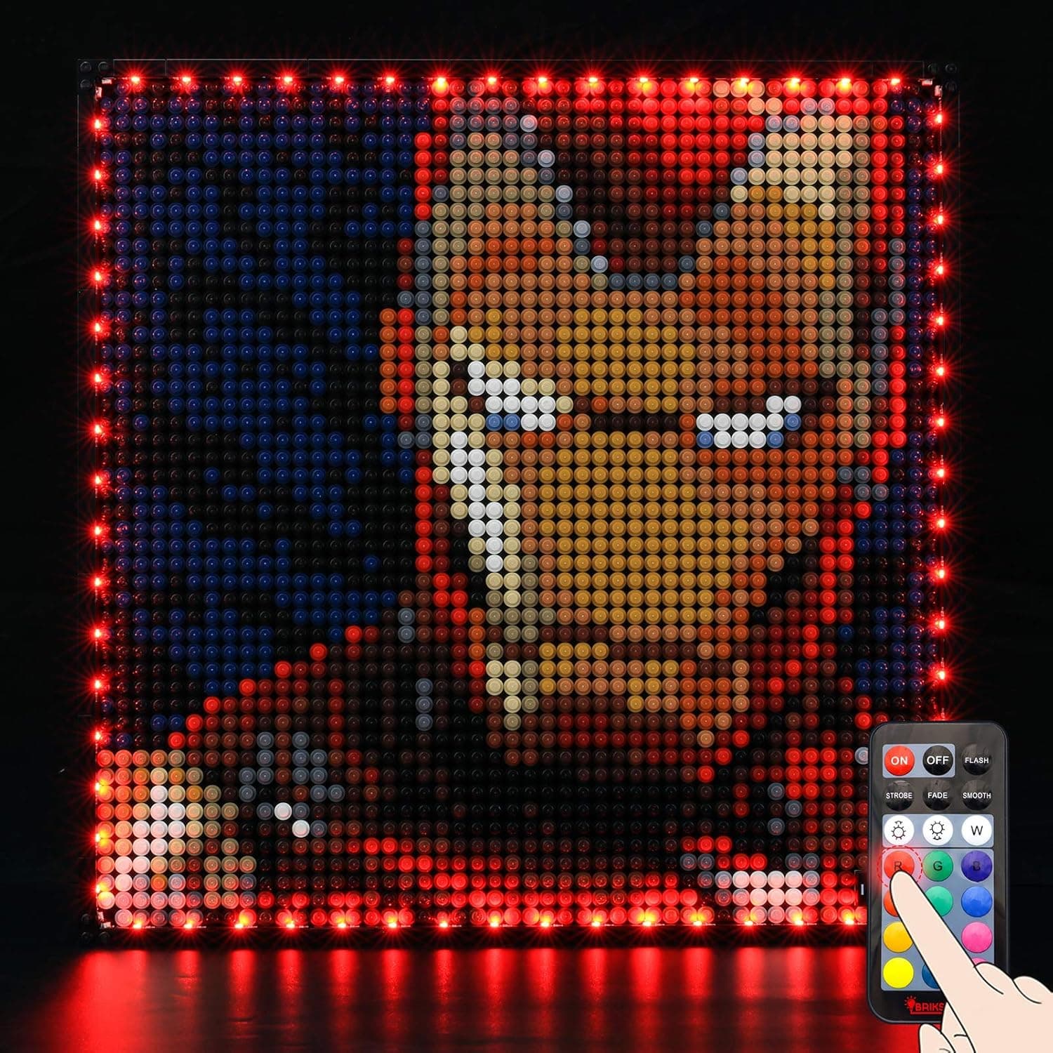 BRIKSMAX Led Lighting Kit for Marvel Studios Iron Man - Compatible with Lego 31199 Building Blocks Model- Not Include The Lego Set