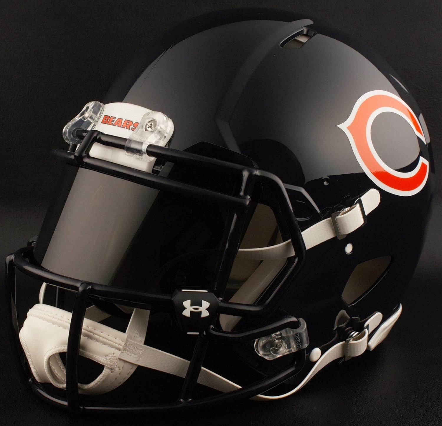 Riddell Custom Chicago Bears Full Size NFL Speed Authentic Football Helmet