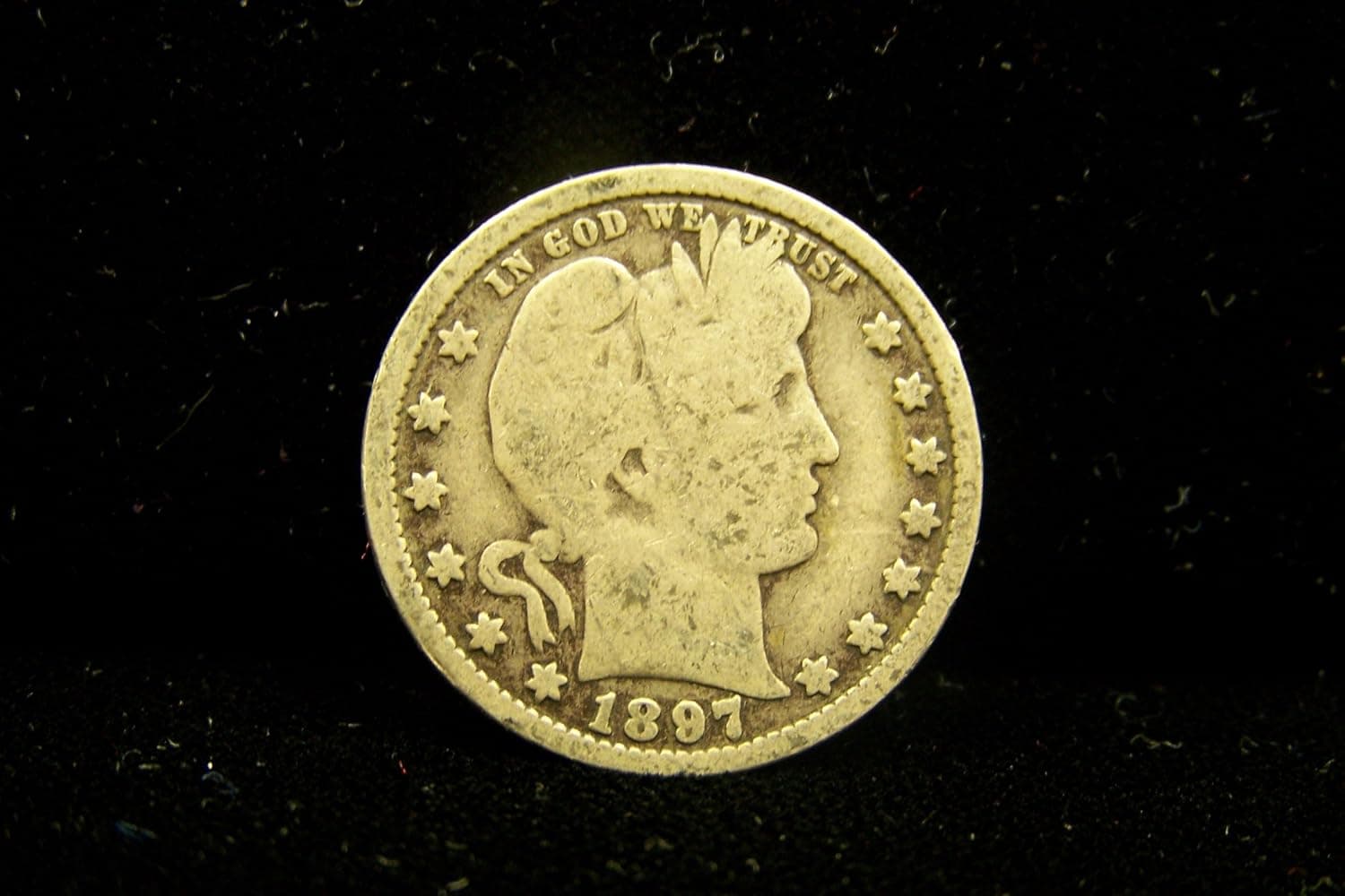 Barber Circulated Quarter Dollar US Collectible Coin by US Mint