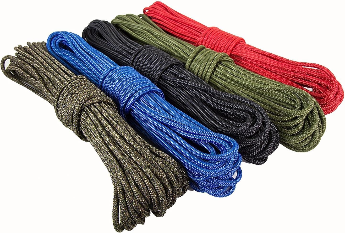 Ravenox Premium Polyester Accessory Cord | Outdoor Rope for Camping Accessories | Polyester Rope and Cord | Camping Essentials for Cargo Tie-Downs, Boating, Hunting, Fishing, Campers, and Nautical
