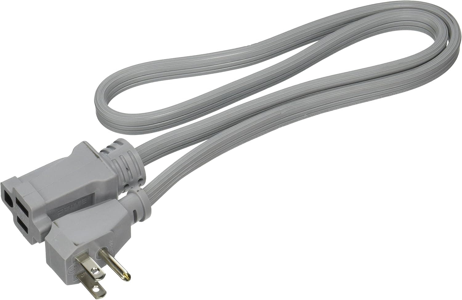 Prime, Gray, EC680503L Air Conditioner and Major Appliance Extension Cord, 3-Feet, 3 ft