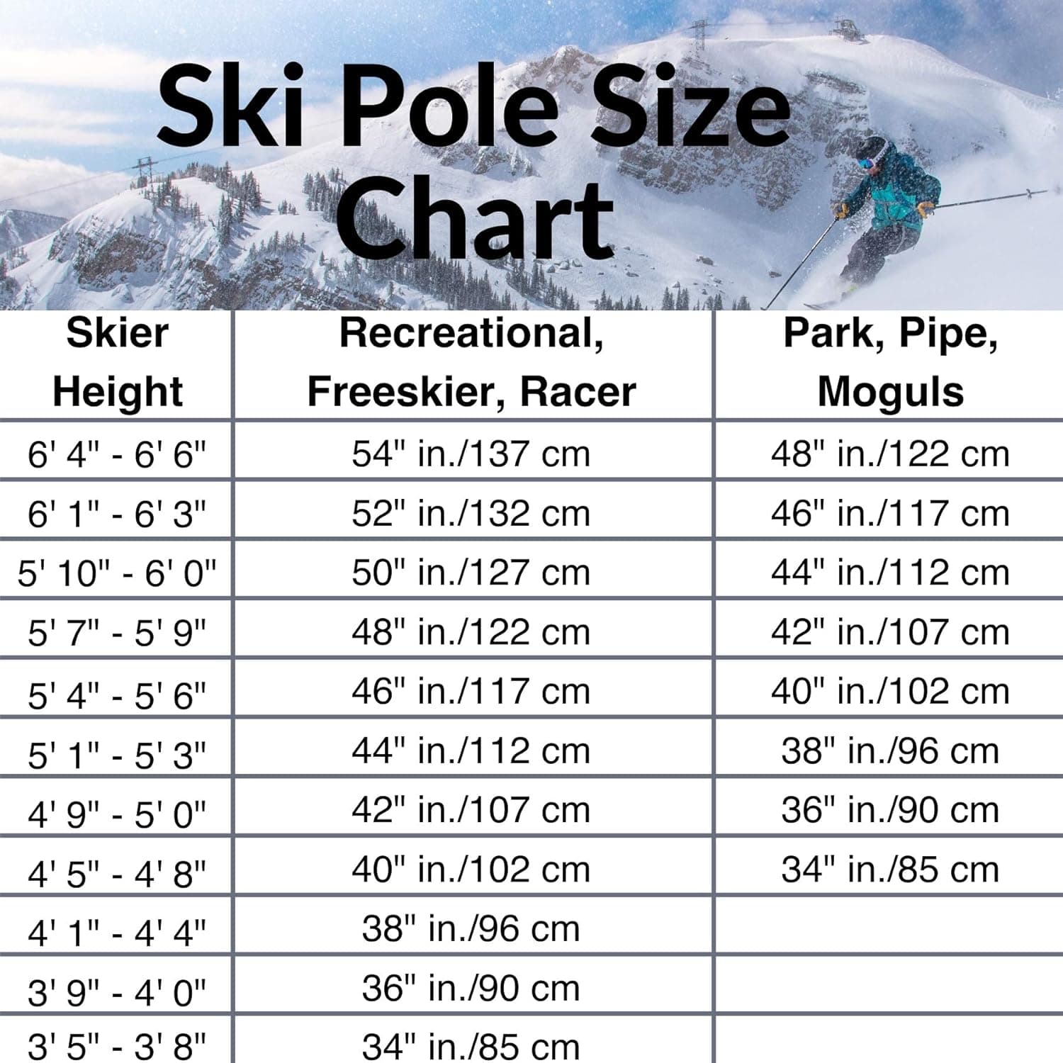 Zipline Lollipop 14.0 Ski Poles Graphite Carbon Composite