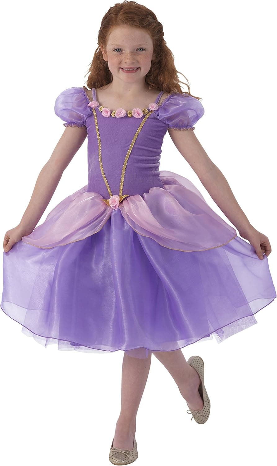 KidKraft Purple Rose Princess Dress Up Costume - XS