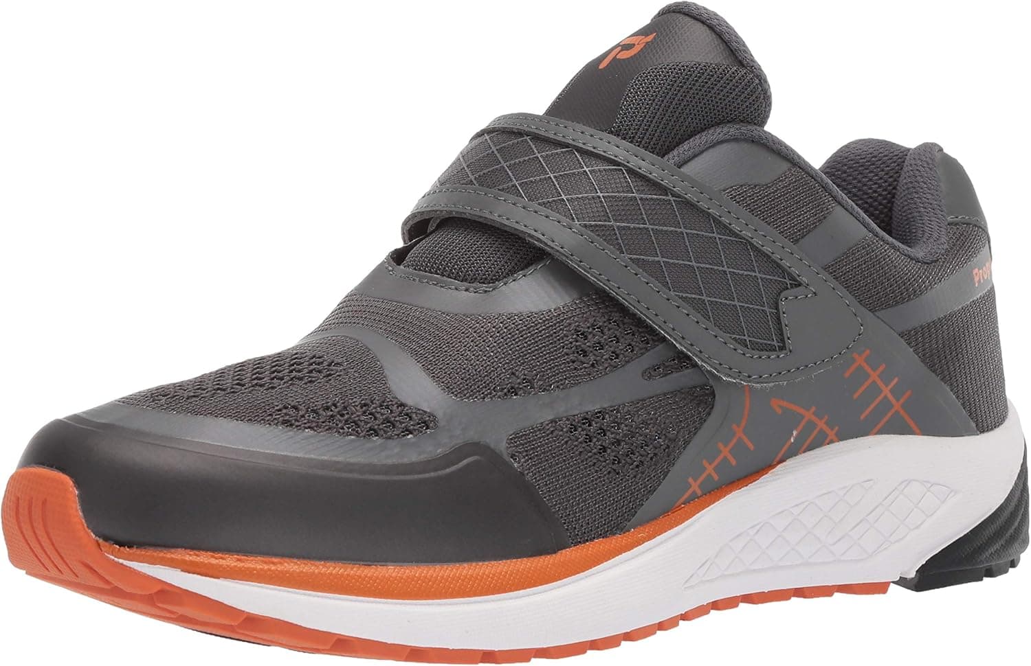 Propet Mens One Strap Walking Walking Sneakers Athletic Shoes - Black