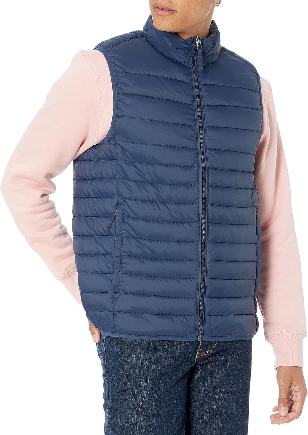 Amazon Essentials Men's Lightweight Water-Resistant Packable Puffer Vest, Multipacks