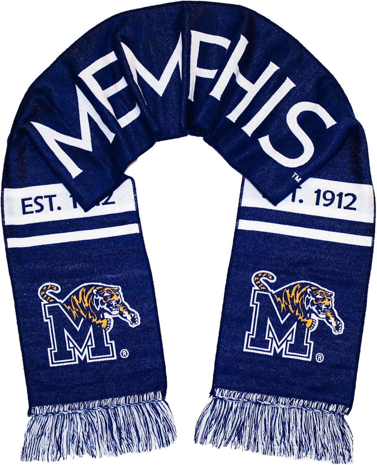 Tradition Scarves Memphis Tigers Scarf - University of Memphis Woven Classic
