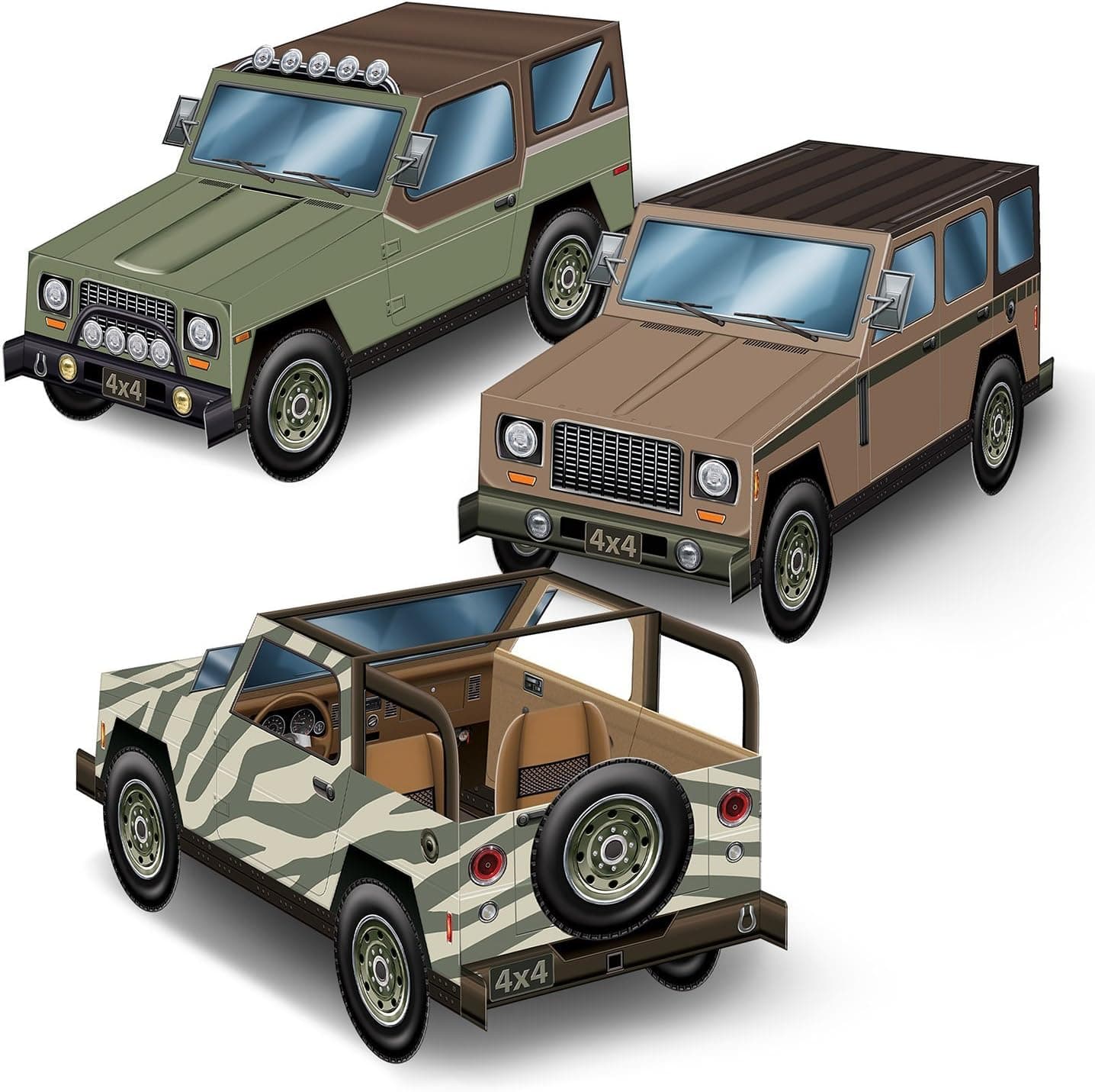 Beistle 3-D SUV Centerpieces