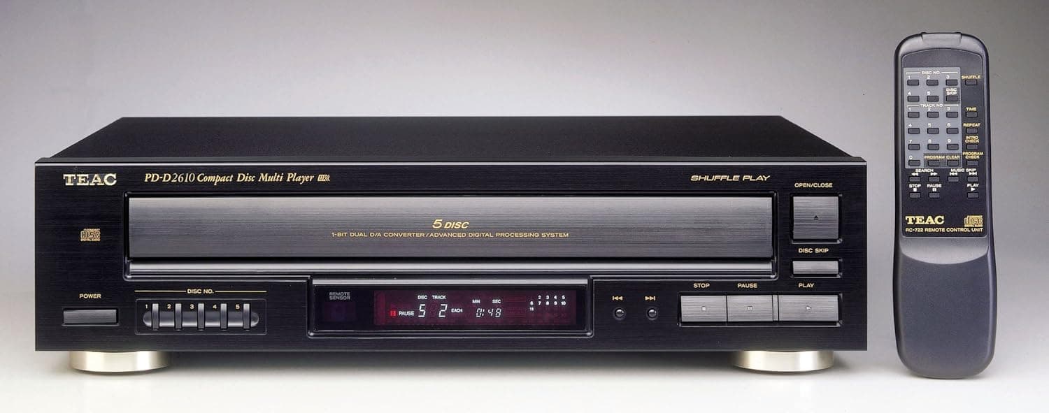 TEAC PD-D2610 5-CD Carousel Changer with MP3 CD Playback