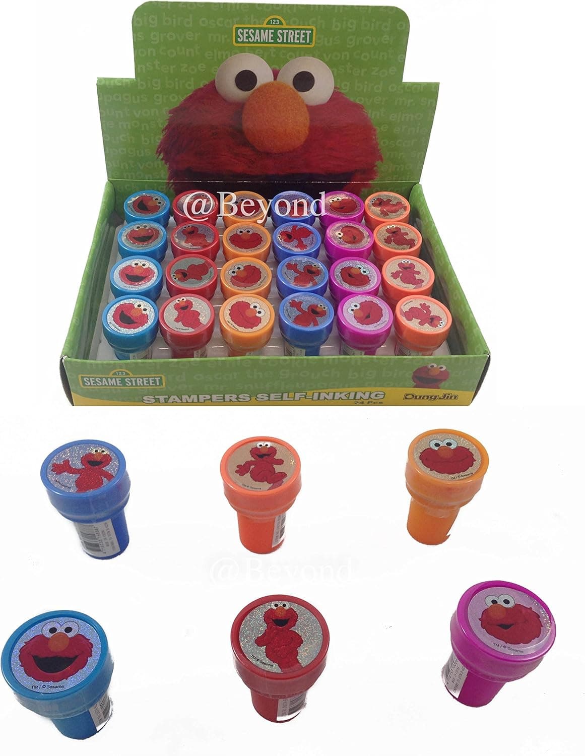 Elmo Self-Inking Stamps Birthday Party Favors 24 Pieces (Complete Box)