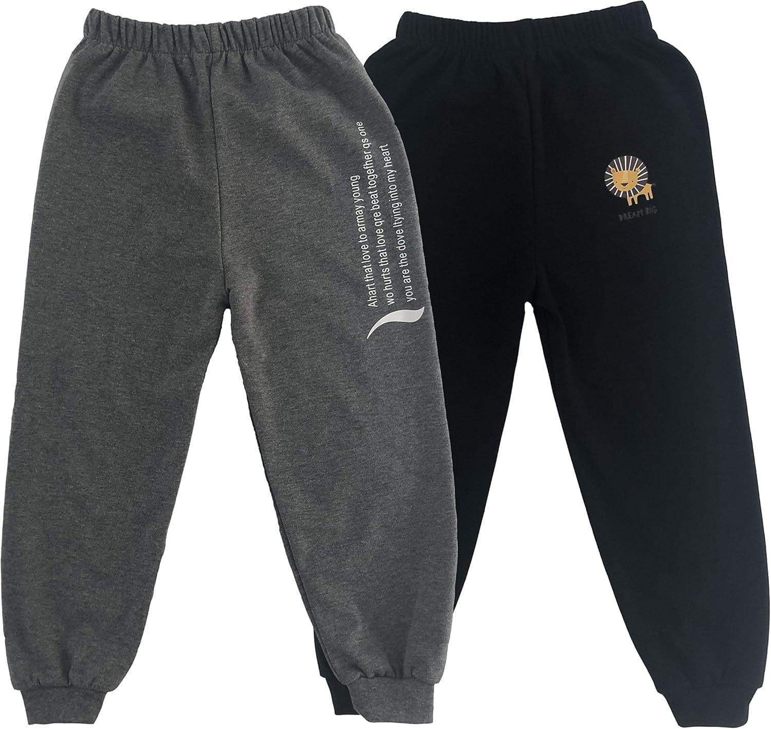 ZHW Toddler Baby Boys Girls Cotton Pure Color Active Jogger Pants
