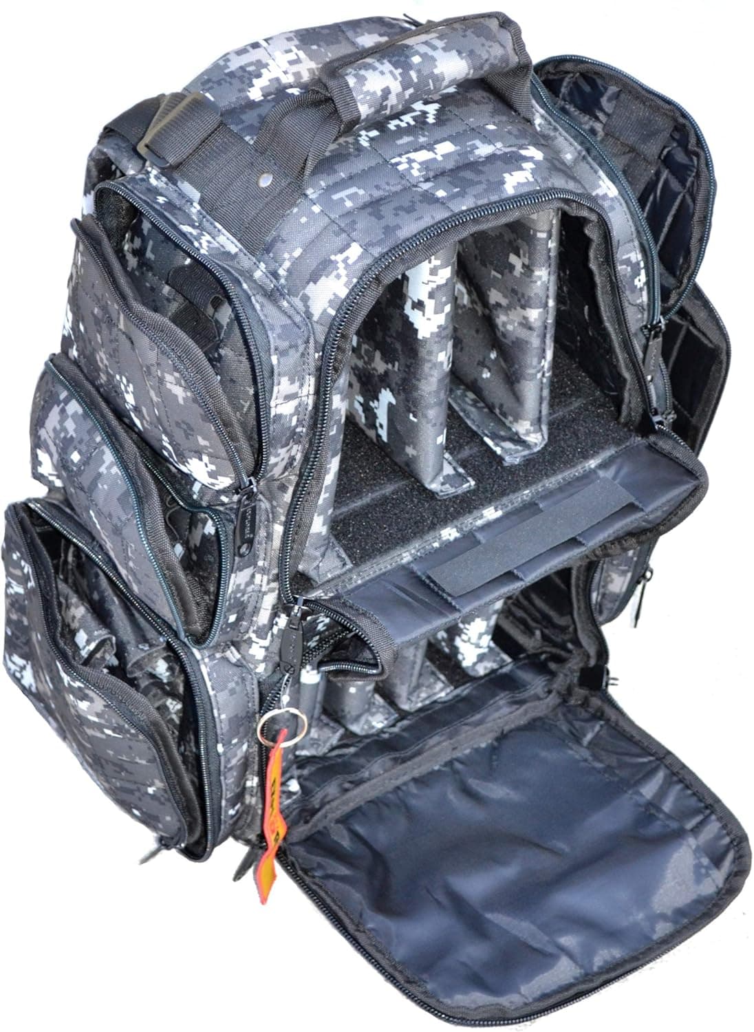 Explorer Tactical Heavy Duty Range Backpack With Adjustable Compartments R4 OD Green